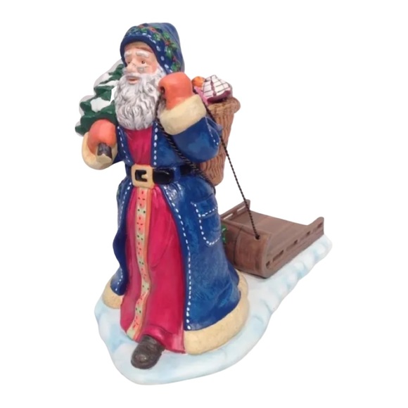 Party Lite Candle Holder Santa Sled P8571 Christmas - Picture 3 of 11